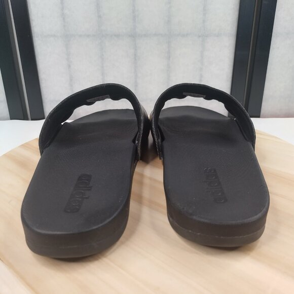 Adidas Adilette Comfort Camo Black Green Brown Slides Sandals GW9647 Men US 11 - Picture 6 of 12